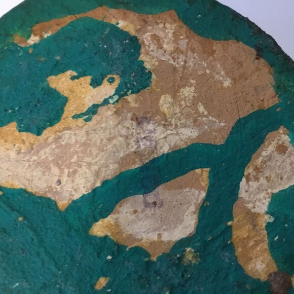 TONALA Signed Grabber Vase Bird of Paradise Mexican Pottery Hand Painted VTG 40s - Picture 8 of 9